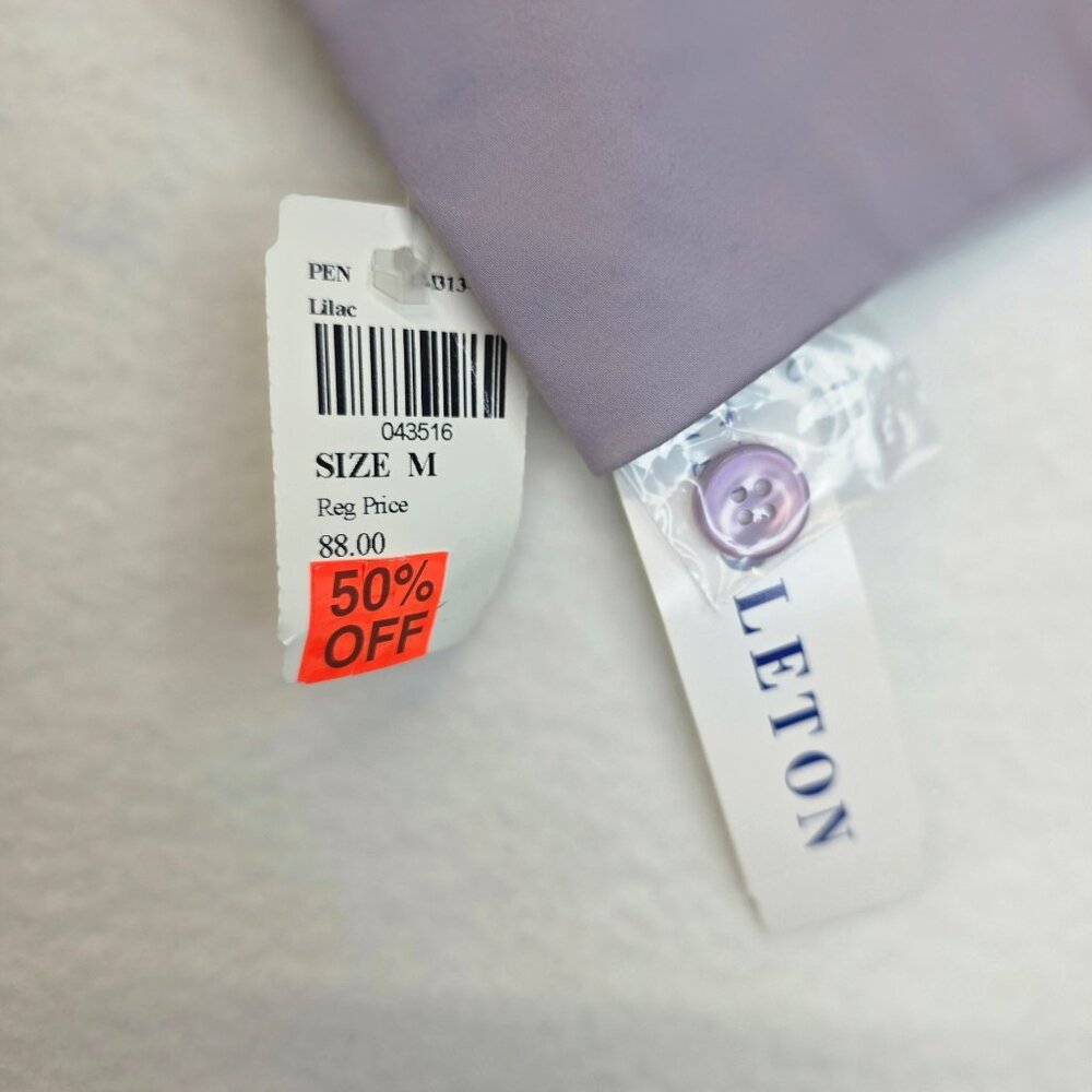 Pendleton Citywear Button Down Blouse M Lilac Ruc… - image 6